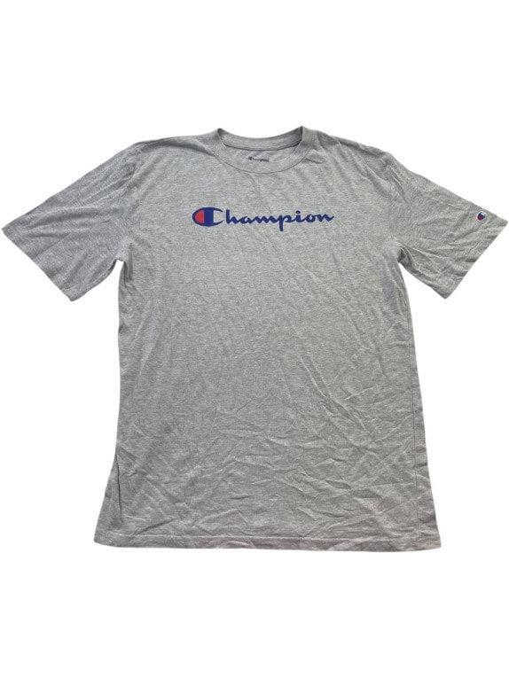 CHAMPION GRAPHIC TEE CLASSIC ΓΚΡΙ ΑΝΤΡΙΚΟ PRE OWNED L