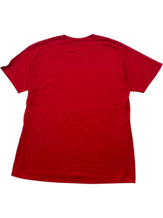 CHAMPION GRAPHIC TEE COLLEGIATE ΚΟΚΚΙΝΟ ΑΝΤΡΙΚΟ PRE OWNED L