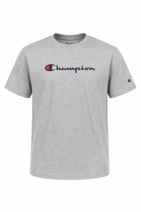 CHAMPION GRAPHIC TEE MINIMAL GREY ΑΝΤΡΙΚΟ PRE OWNED L