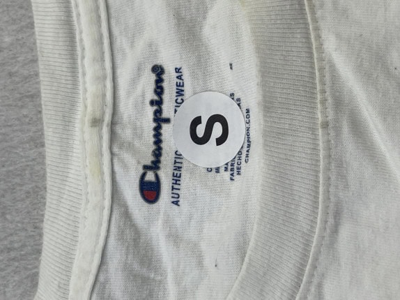 CHAMPION GRAPHIC TEE MINIMAL OFF WHITE ΑΝΤΡΙΚΟ PRE OWNED S