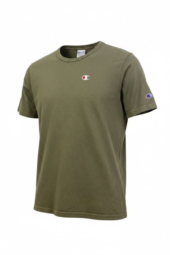 CHAMPION GRAPHIC TEE MINIMAL OLIVE ΑΝΤΡΙΚΟ PRE OWNED S