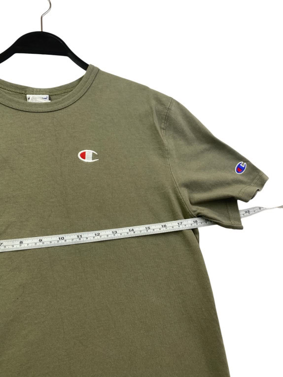 CHAMPION GRAPHIC TEE MINIMAL OLIVE ΑΝΤΡΙΚΟ PRE OWNED S