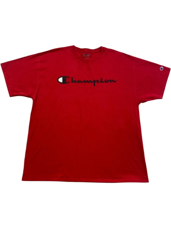 CHAMPION GRAPHIC TEE RETRO ΚΟΚΚΙΝΟ ΑΝΤΡΙΚΟ PRE OWNED XL