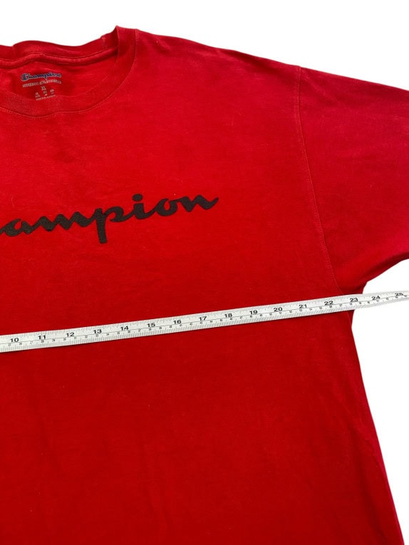 CHAMPION GRAPHIC TEE RETRO ΚΟΚΚΙΝΟ ΑΝΤΡΙΚΟ PRE OWNED XL