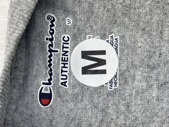 CHAMPION GRAPHIC TEE SPORTY ΓΚΡΙ ΑΝΤΡΙΚΟ PRE OWNED M