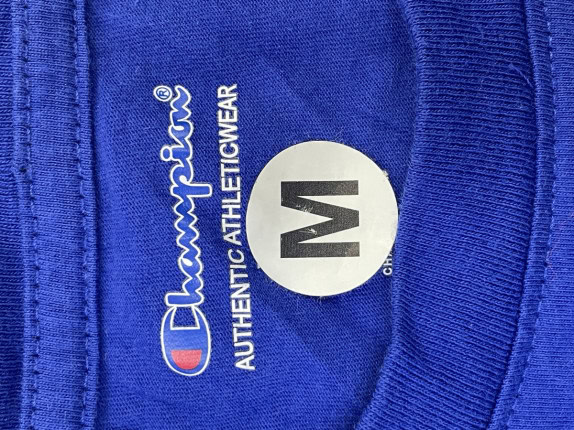 CHAMPION T SHIRT GRAPHIC STREETWEAR BLU UOMO PRE OWNED M
