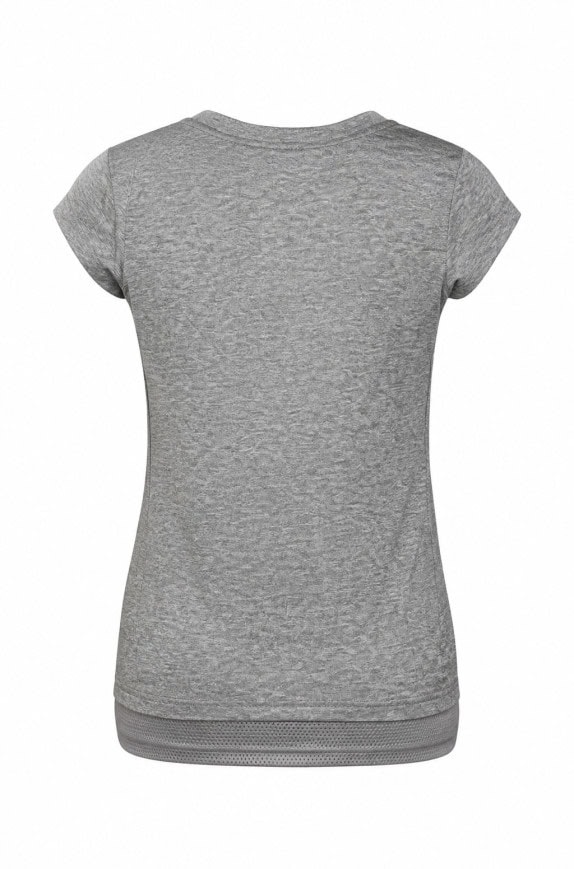 CHAMPION ΓΥΝΑΙΚΕΙΟ T SHIRT GRAPHIC GREY PRE OWNED SMALL