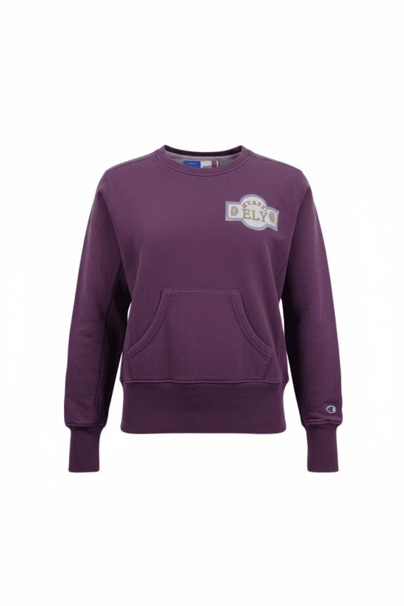 CHAMPION Heritage Classics Felpa vintage con logo viola unisex M