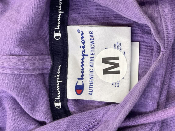 CHAMPION FELPA CON CAPPUCCIO GRAPHIC LILLA UOMO PRE OWNED M