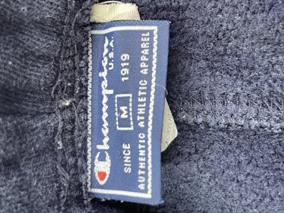 CHAMPION PANTALONI JOGGER MINIMAL NAVY UOMO PRE OWNED M