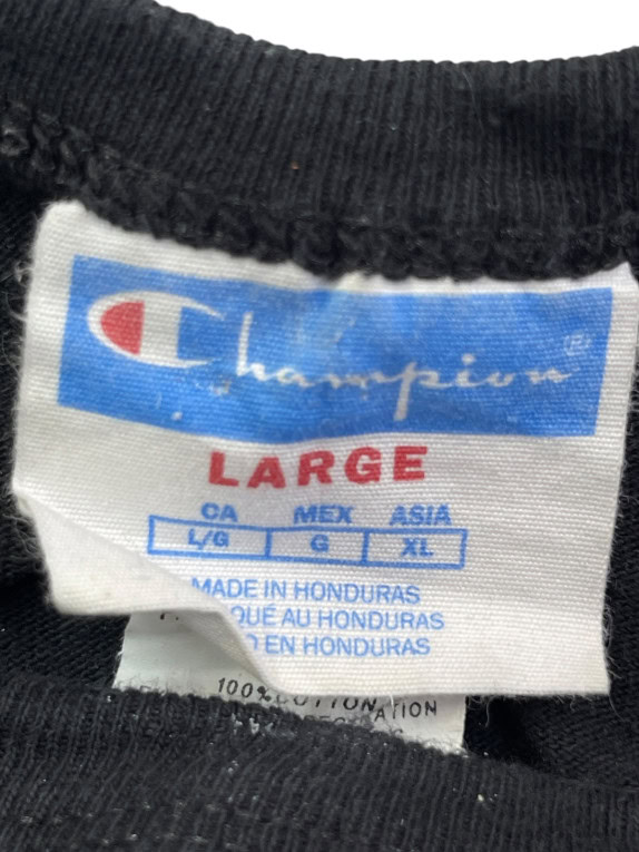 CHAMPION LONG SLEEVE TEE GRAPHIC BLACK ΑΝΤΡΙΚΟ PRE OWNED XL