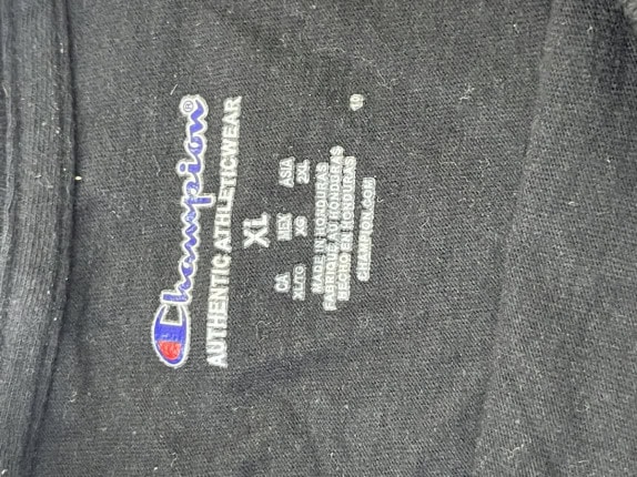 CHAMPION LONGSLEEVE T SHIRT GRAPHIC ΜΑΥΡΟ ΑΝΤΡΙΚΟ PRE OWNED XL