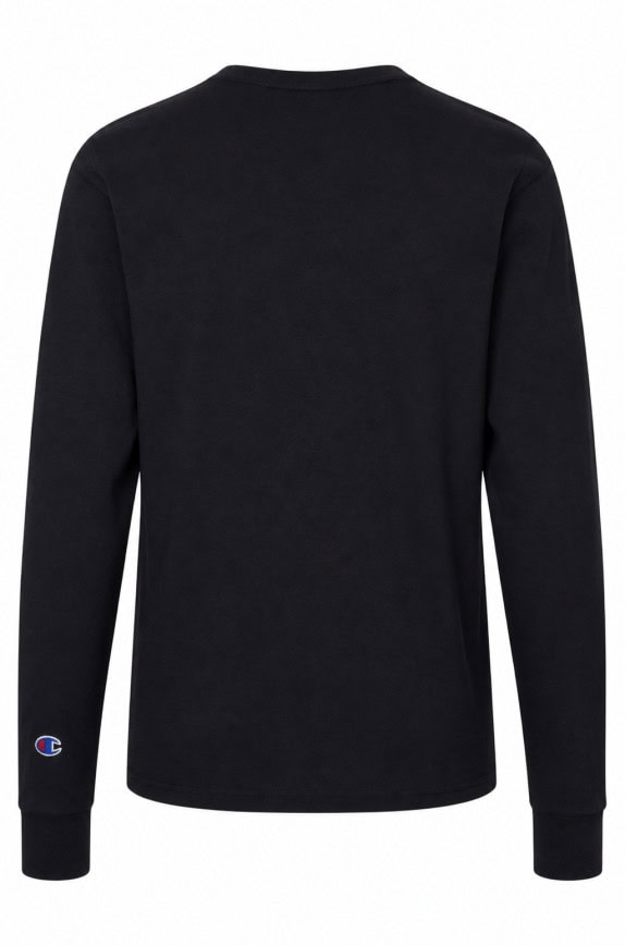 CHAMPION LONGSLEEVE TEE MINIMAL BLACK ΑΝΤΡΙΚΟ PRE OWNED S