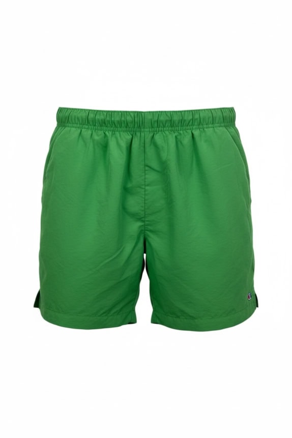 CHAMPION SWIM SHORTS VINTAGE LOGO GREEN MEN'S XL