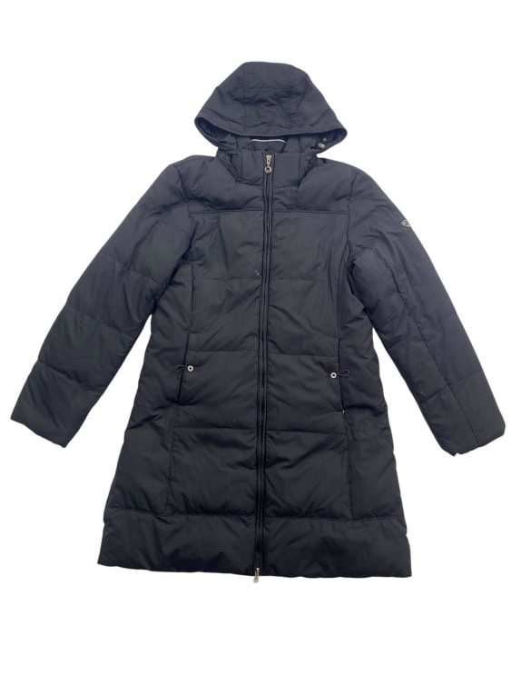 Champion Long Puffer Jacket Casual Logo Black Women’s M
