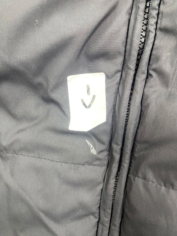 Champion Long Puffer Jacket Casual Logo Black Women’s M