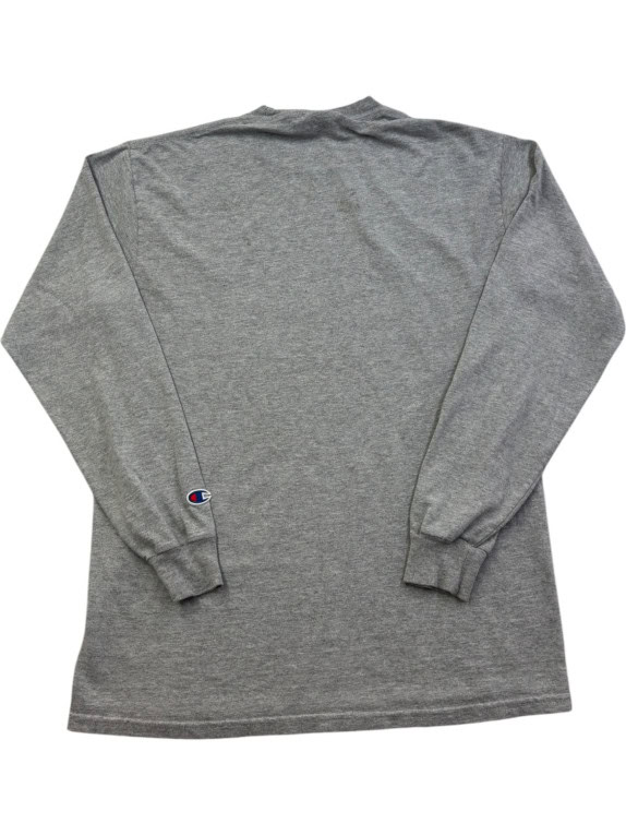 CHAMPION ΜΑΚΡΥΜΑΝΙΚΗ ΜΠΛΟΥΖΑ COLLEGIATE ΓΚΡΙ ΑΝΤΡΙΚΟ PRE OWNED M