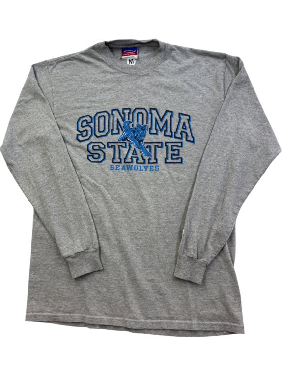 CHAMPION ΜΑΚΡΥΜΑΝΙΚΗ ΜΠΛΟΥΖΑ COLLEGIATE ΓΚΡΙ ΑΝΤΡΙΚΟ PRE OWNED M