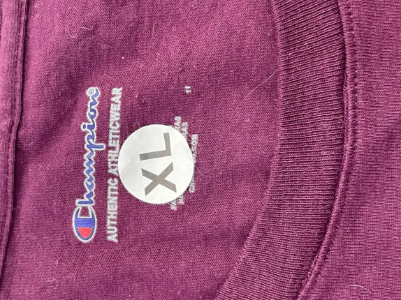 CHAMPION ΜΠΛΟΥΖΑ ΜΑΚΡΥΜΑΝΙΚΗ GRAPHIC ΜΠΟΡΝΤΟ ΑΝΤΡΙΚΟ PRE OWNED XL