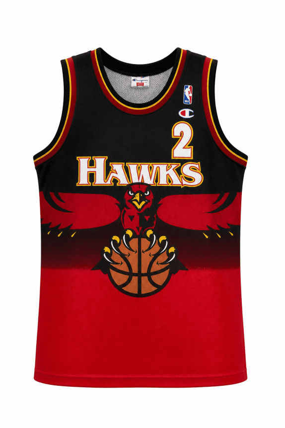 CHAMPION BASKETBALL JERSEY SPORTSWEAR BLACK MEN PRE OWNED S