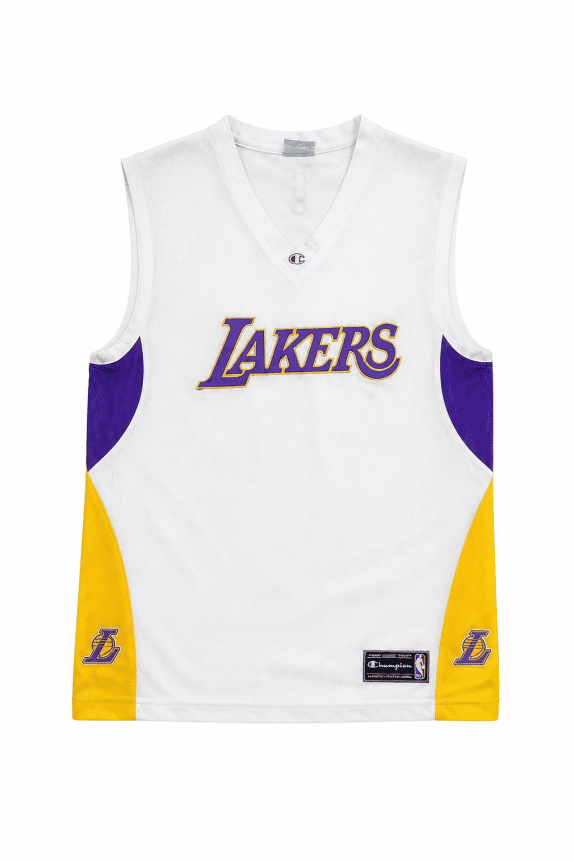 CHAMPION CANOTTA BASKET STREETWEAR BIANCO UOMO PRE OWNED S