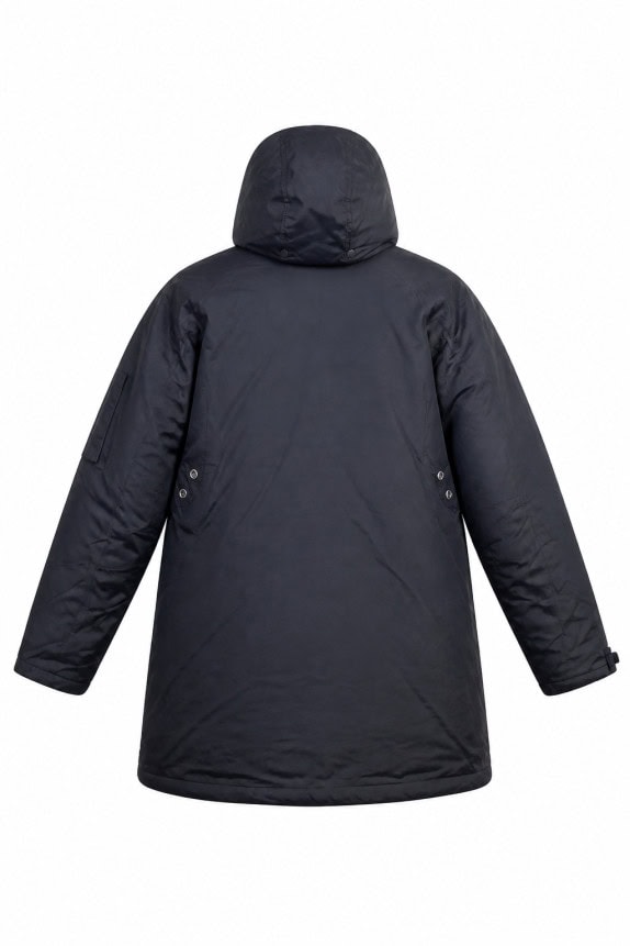 CHAMPION PARKA JACKET UTILITY BLACK MENS PRE OWNED L