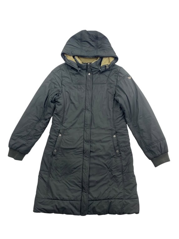 Champion Giacca Parka Vintage con Logo Grigio Scuro Unisex M