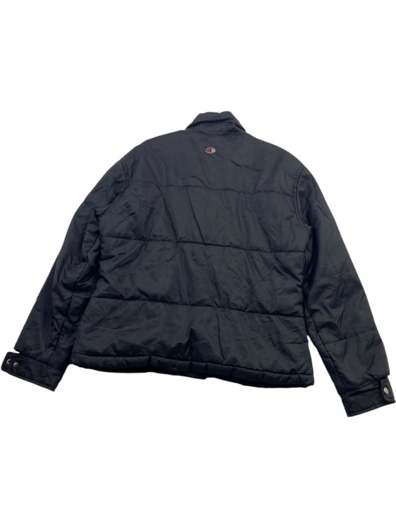 Champion Giacca Puffer con logo vintage nera da uomo L
