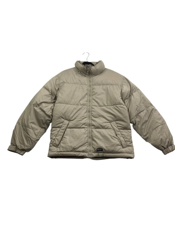Champion Giubbotto Puffer Vintage con Logo Beige da Uomo S