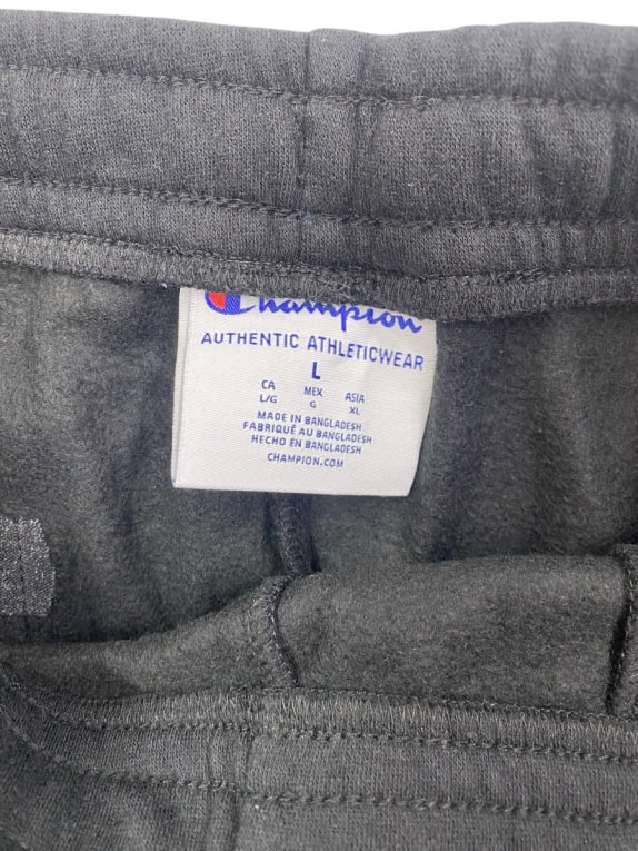CHAMPION ΠΑΝΤΕΛΟΝΙ ΦΟΡΜΑΣ AUTHENTIC ATHLETICWEAR LOGO BLACK ΑΝΔΡΙΚΟ L