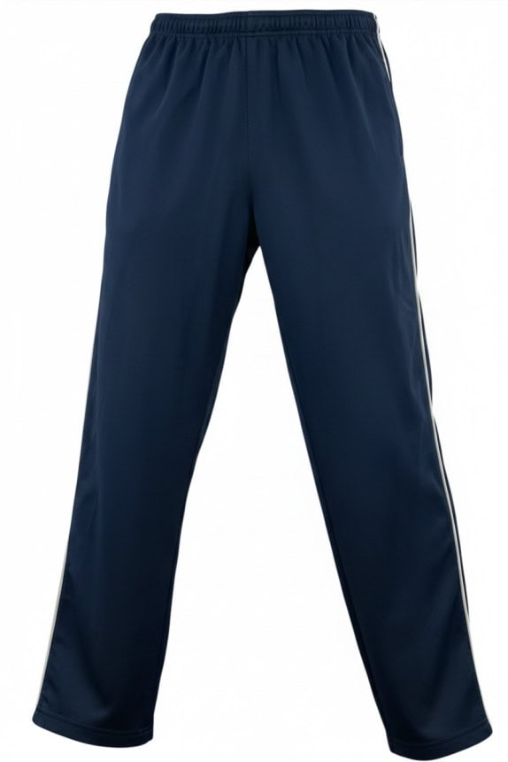 CHAMPION TRACK PANTS SPORTSWEAR NAVY UNISEX PRE OWNED L