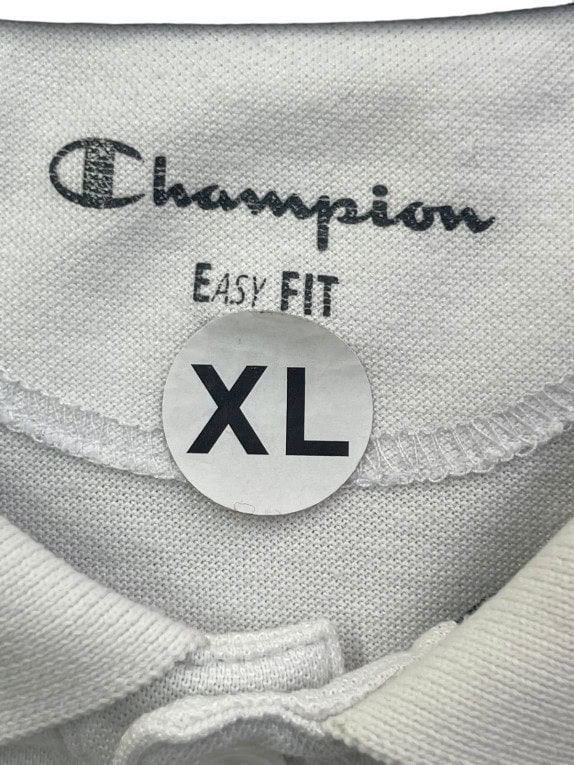 CHAMPION POLO SHIRT MINIMAL OFF WHITE ΑΝΤΡΙΚΟ PRE OWNED XL