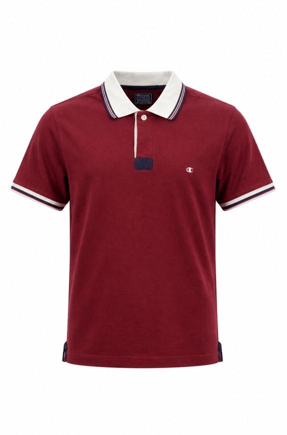 CHAMPION POLO SHIRT RETRO BORDEAUX ΑΝΤΡΙΚΟ PRE OWNED M