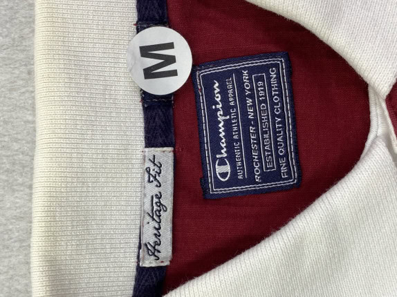 CHAMPION POLO SHIRT RETRO BORDEAUX ΑΝΤΡΙΚΟ PRE OWNED M