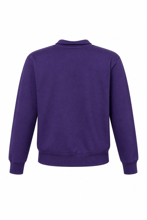 1990S CHAMPION POLO PULLOVER MINIMAL PURPLE MENS PRE OWNED M