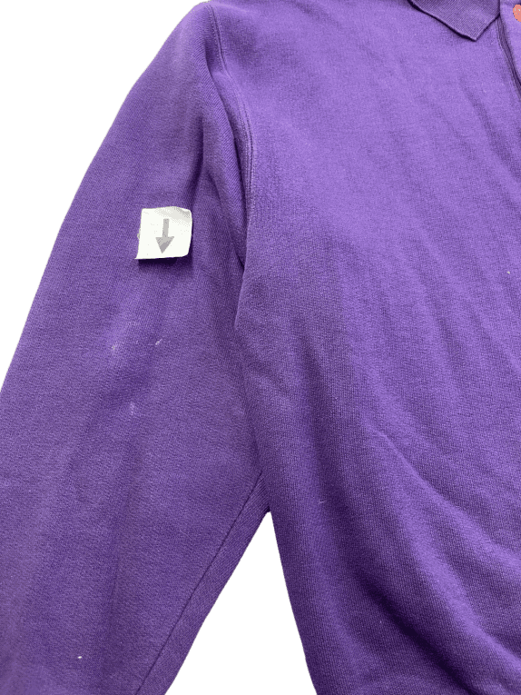 1990S CHAMPION POLO PULLOVER MINIMAL PURPLE MENS PRE OWNED M