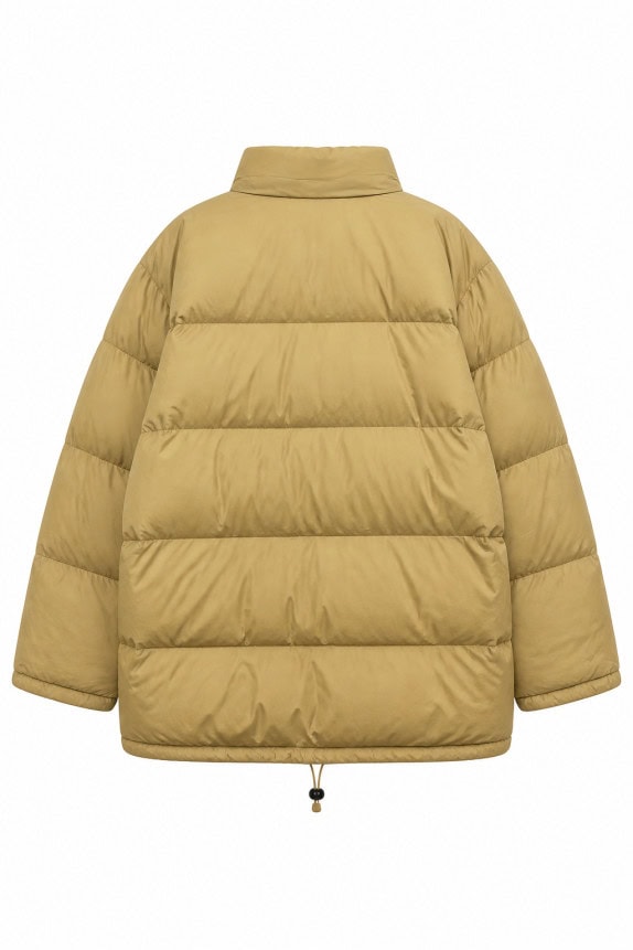 CHAMPION GIACCA PUFFER MINIMAL BEIGE UOMO PRE OWNED M