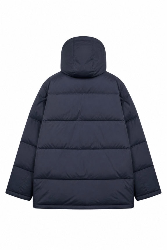 CHAMPION PUFFER JACKET STREETWEAR ΜΠΛΕ ΑΝΤΡΙΚΟ PRE OWNED XXL