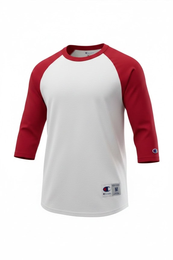 CHAMPION RAGLAN GRAPHIC TEE ΑΘΛΗΤΙΚΟ ΚΟΚΚΙΝΟ ΛΕΥΚΟ ΑΝΤΡΙΚΟ PRE OWNED M