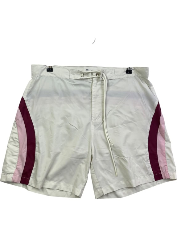 CHAMPION pantaloncini da bagno logo bianco/bordeaux unisex XL
