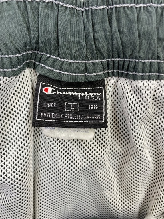 CHAMPION ΣΟΡΤΣ ΜΑΓΙΟ VINTAGE ΛΟΓΟΤΥΠΟ ΓΚΡΙ/ΛΕΥΚΟ ΑΝΔΡΙΚΟ L