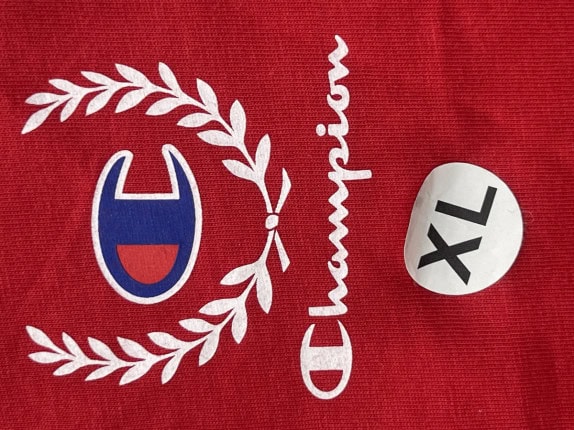 CHAMPION T SHIRT GRAPHIC RED ΑΝΔΡΙΚΟ PRE OWNED XL