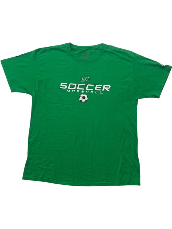 CHAMPION T SHIRT GRAPHIC SPORTSWEAR ΠΡΑΣΙΝΟ ΑΝΤΡΙΚΟ PRE OWNED L