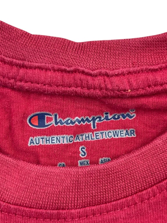 Champion T-Shirt Logo Κόκκινο UNISEX S