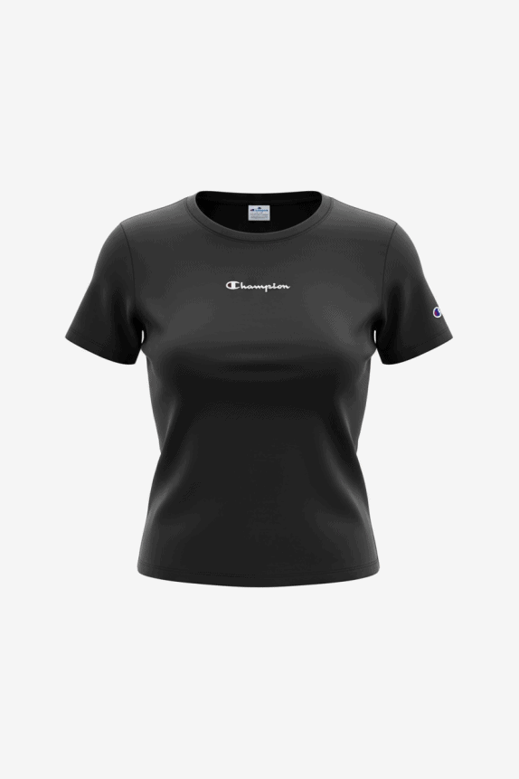 Champion Logo T-Shirt Black Women’s XS