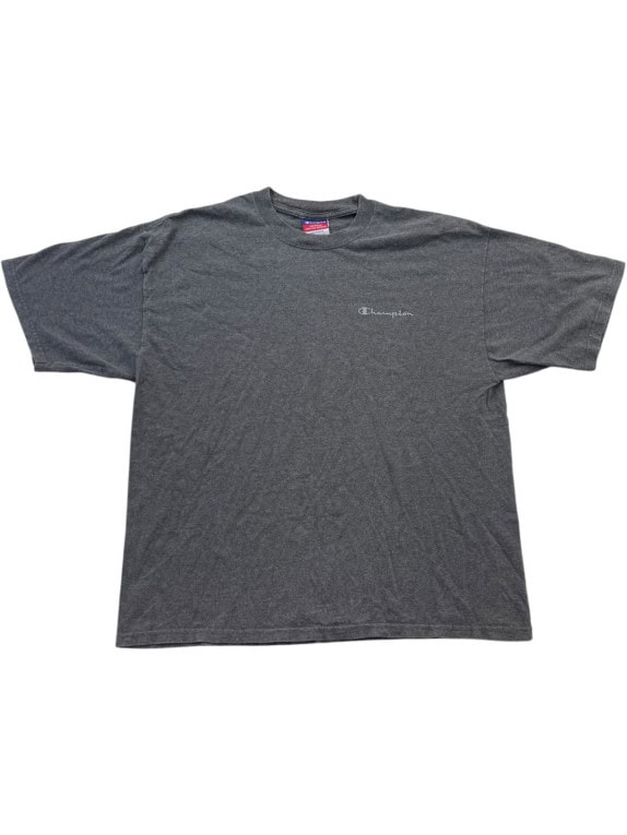 CHAMPION T SHIRT MINIMAL ΓΚΡΙ ΑΝΤΡΙΚΟ PRE OWNED M