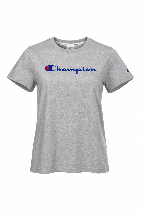 CHAMPION T SHIRT MINIMAL ΓΚΡΙ ΓΥΝΑΙΚΕΙΟ PRE OWNED M