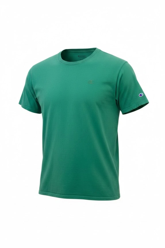 CHAMPION T SHIRT MINIMAL GREEN MENS PRE OWNED L