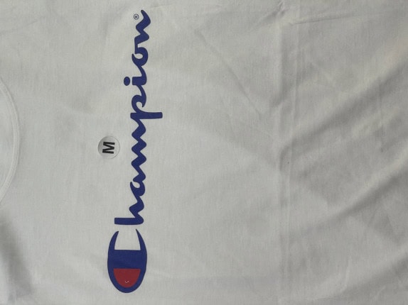 CHAMPION T SHIRT ΜΙΝΙΜΑΛ ΛΕΥΚΟ ΑΝΤΡΙΚΟ PRE OWNED M