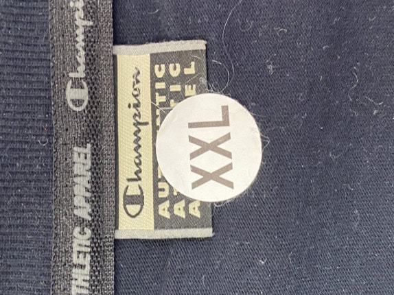 CHAMPION T SHIRT MINIMAL NAVY ΑΝΤΡΙΚΟ PRE OWNED XXL